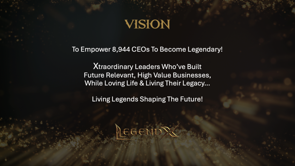 Legendary Membership for Conscious Coaches & Consultants - LX Vision